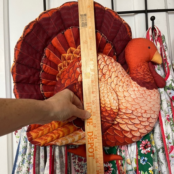 Plush fabric hanging Turkey Thanksgiving pillow? - Picture 5 of 6